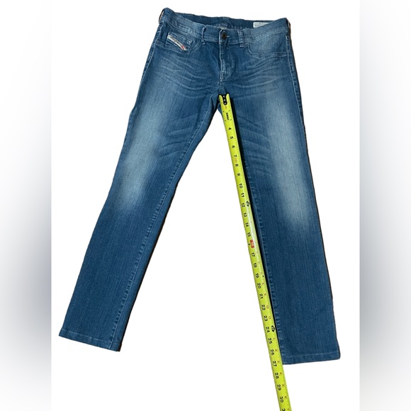 DIESEL LIVIER Super Slim Jegging Low Waist Made in Italy Stretch Jeans Sz 31 - Picture 3 of 9
